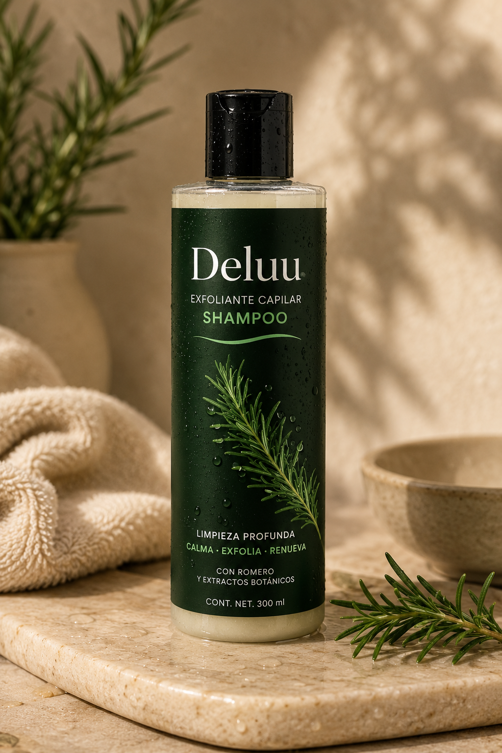 Shampoo Exfoliante Capilar Deluu